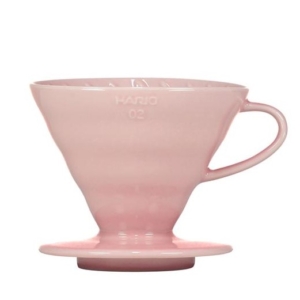 Hario V60 Ceramic Coffee Dripper in Pink